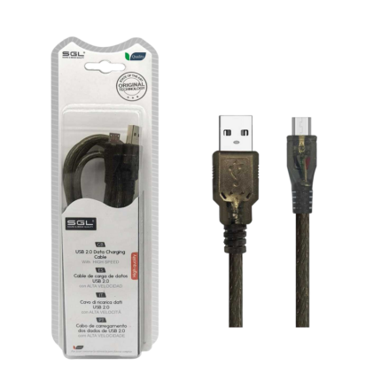 Καλώδιο φόρτισης & data - 13S01 - USB A male/Micro USB - 3m - 097763