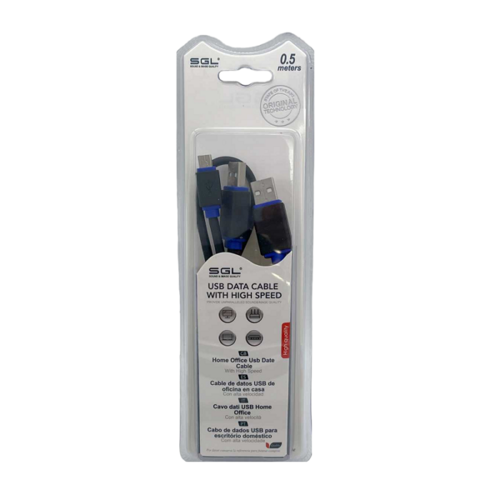 Καλώδιο μεταφοράς δεδομένων - 1555 - USB Mini/2 x USB A male - 50cm - 097978