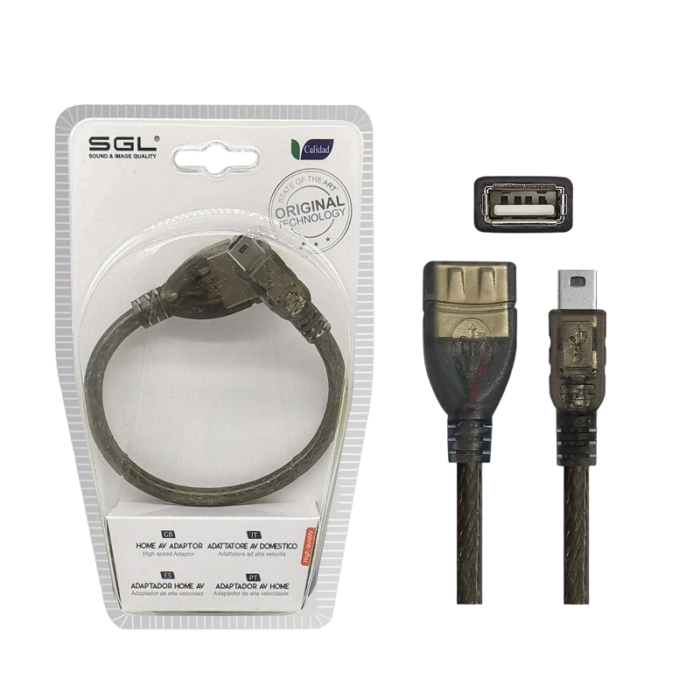 Αντάπτορας καλώδιο - USB-A female/Micro USB - 17S-01 - 20cm - 098111