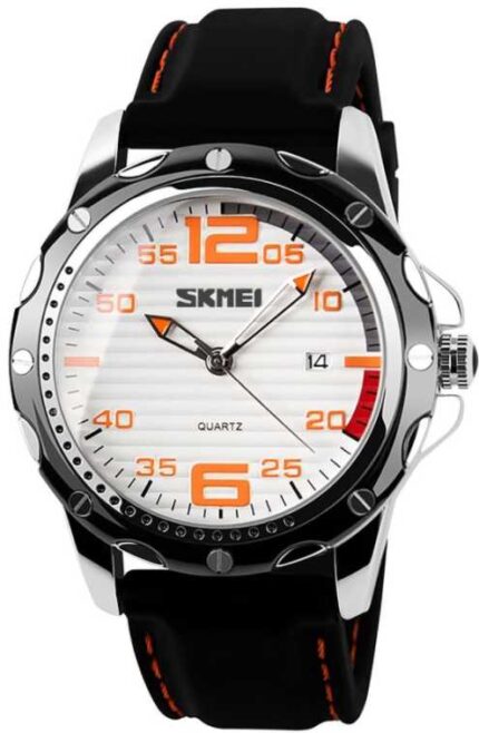 Αναλογικό ρολόι χειρός – Skmei - 0992 - White/Orange