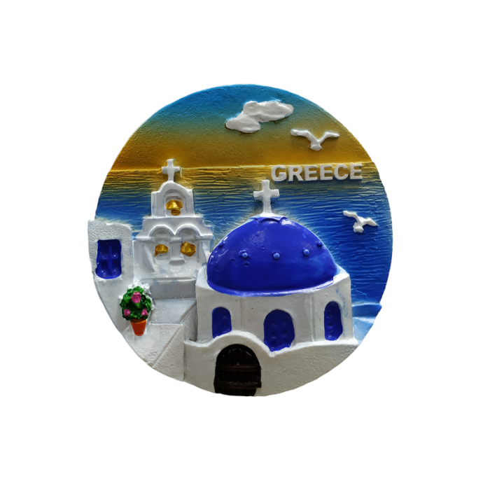 Tουριστικό μαγνητάκι Souvenir – Σετ 12pcs - Resin Magnet - 678248