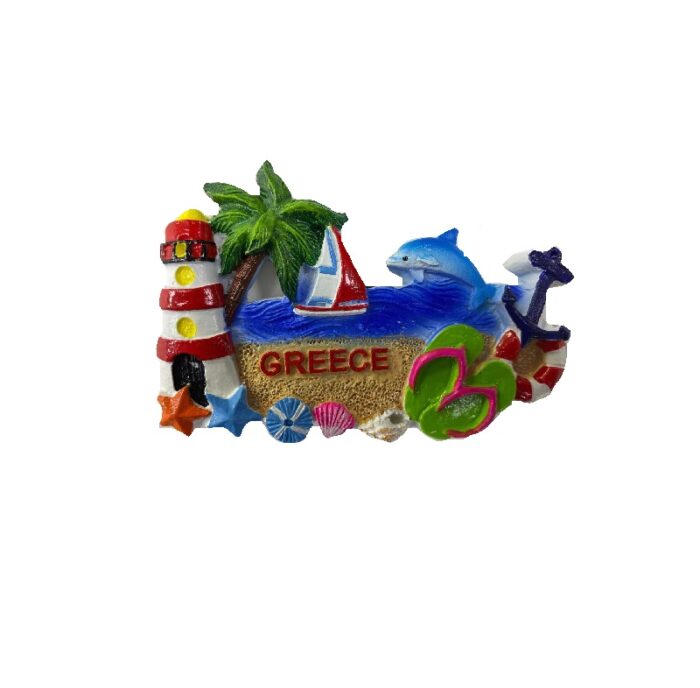 Tουριστικό μαγνητάκι Souvenir – Σετ 12pcs - Resin Magnet - Greece - 678053