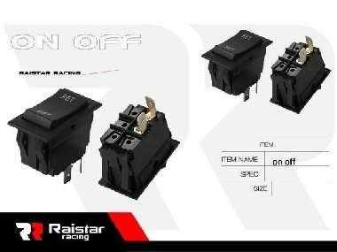 Διακόπτης οχημάτων On/Off - R-F13213-22-1U - 180953