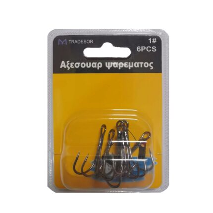 Αγκίστρια - Fishhook - #1 - 6pcs - 30247