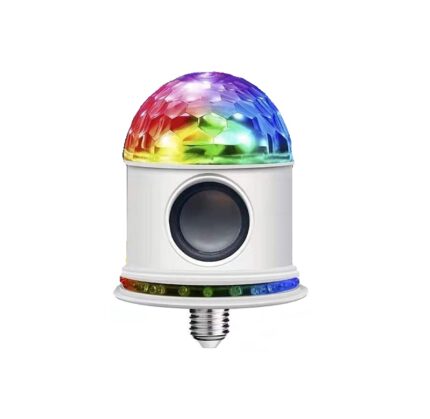 Φωτορυθμικό με ηχείο Bluetooth - Λάμπα Ε27 – Magic Ball - RGB - 487963