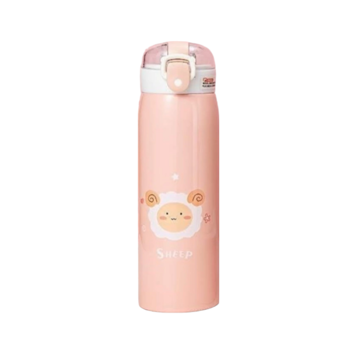 Παιδικό φορητό παγούρι-θερμός - HS0201 - 500ml - 502010 - Pink