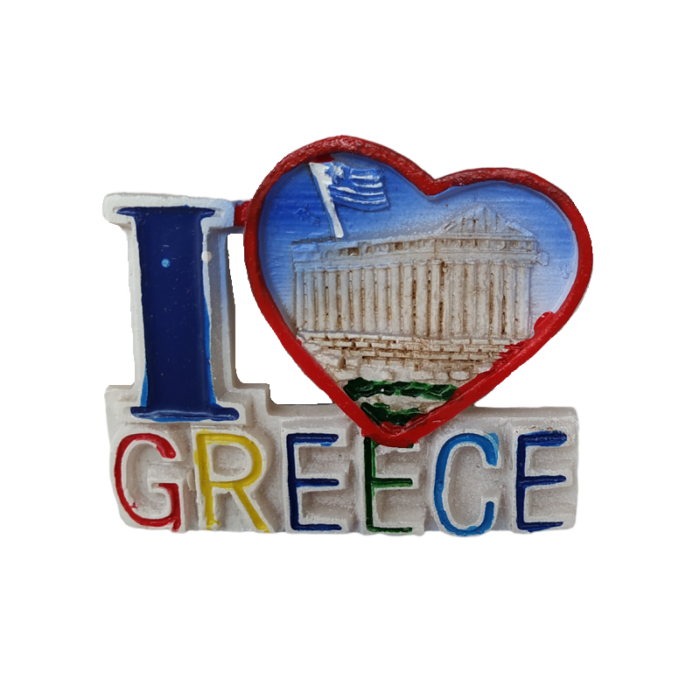 Tουριστικό μαγνητάκι Souvenir – Σετ 12pcs - Resin Magnet - 678002