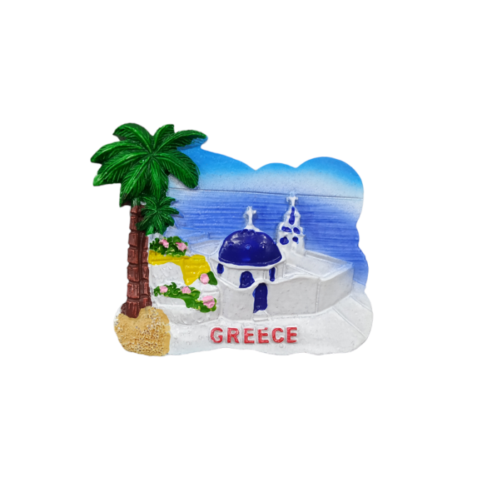 Tουριστικό μαγνητάκι Souvenir – Σετ 12pcs - Resin Magnet - Greece - 678019