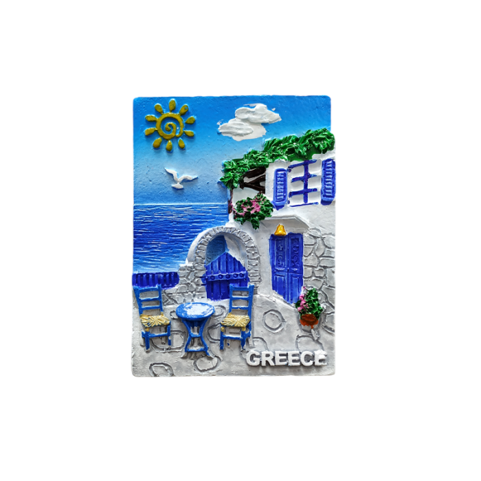 Tουριστικό μαγνητάκι Souvenir – Σετ 12pcs - Resin Magnet - 678260