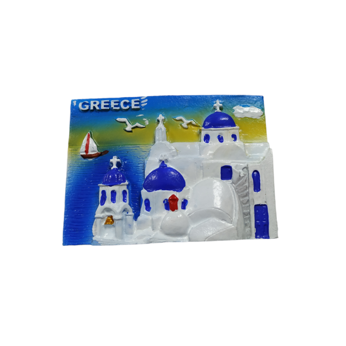 Tουριστικό μαγνητάκι Souvenir – Σετ 12pcs - Resin Magnet - 678267