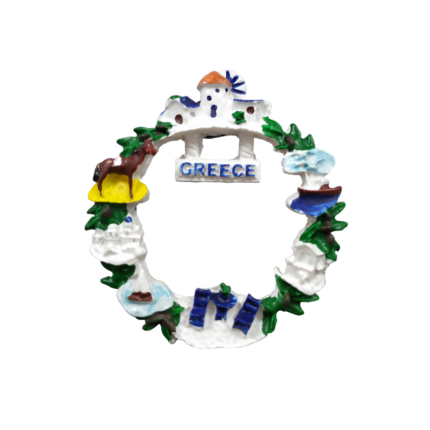 Tουριστικό μαγνητάκι Souvenir – Σετ 12pcs - Resin Magnet - 678292