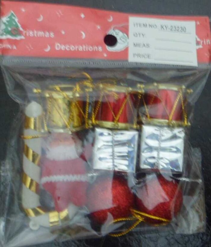 Σετ Χριστουγεννιάτικα στολίδια - 9pcs - 232250