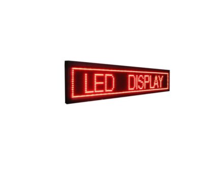 Πινακίδα LED – Μονής όψης – Κόκκινη – 103cm×23cm - IP67