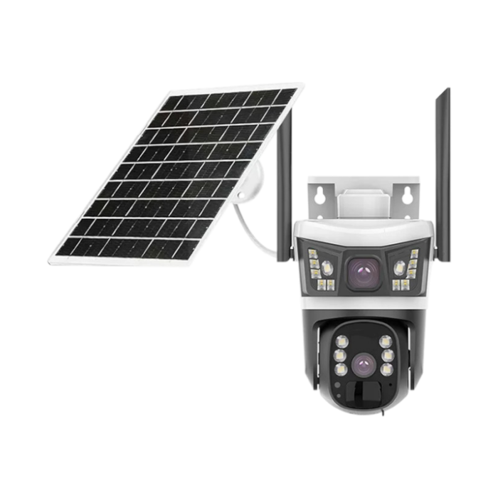 Ηλιακή κάμερα ασφαλείας IP - Dual - Solar Security Camera - V380-P610-4G - 300099