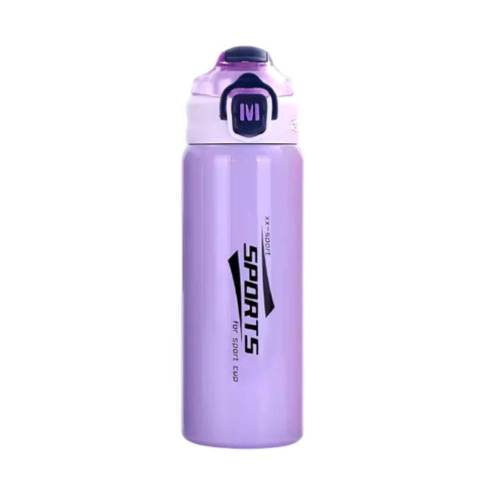 Φορητό παγούρι-θερμός - 600ml - 123705 - Purple