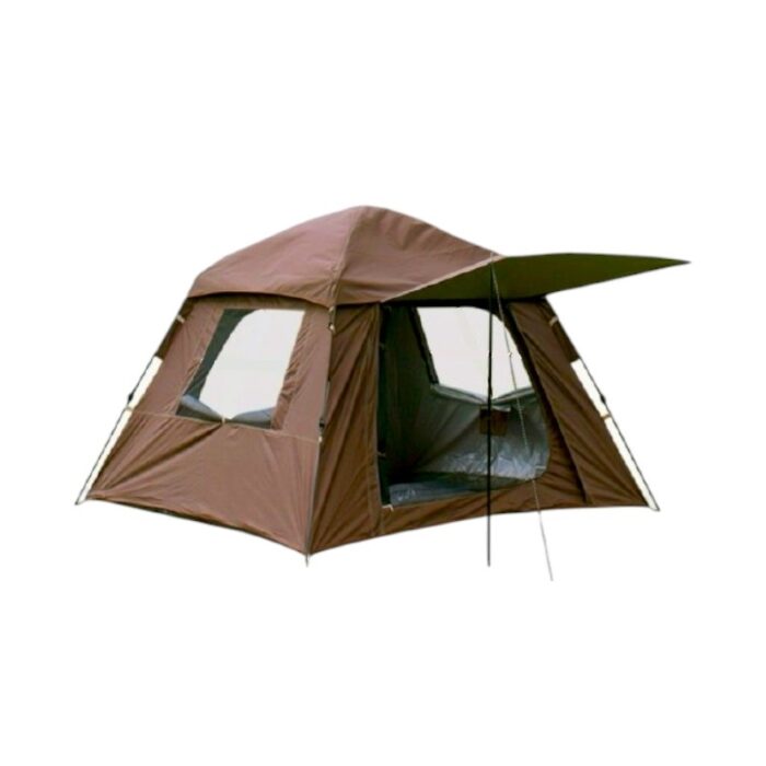 Σκηνή Camping 6 ατόμων με σκίαστρα - YB3022 - 3x3m - 960026 - Brown