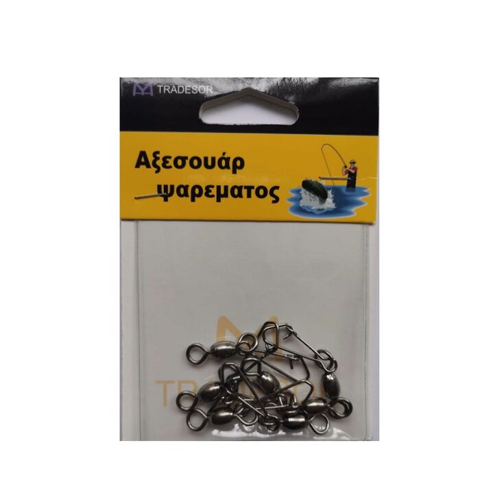 Στριφτάρια με παραμάνα ασφαλείας - No.6 - 10pcs - 30137