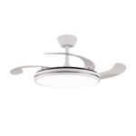 Ανεμιστήρας οροφής & φωτιστικό - DS-8989 - 2*48W - 431590 - White