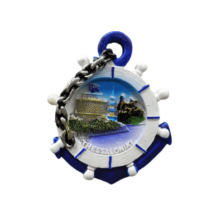 Tουριστικό μαγνητάκι Souvenir – Σετ 12pcs - Resin Magnet - Thessaloniki - 678165