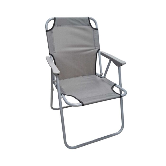 Πτυσσόμενη καρέκλα camping - 1601 - 000526 - Grey