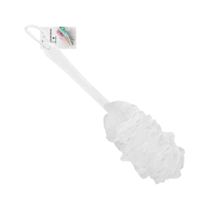 Σφουγγάρι μπάνιου δίχτυ με λαβή - White - 26183