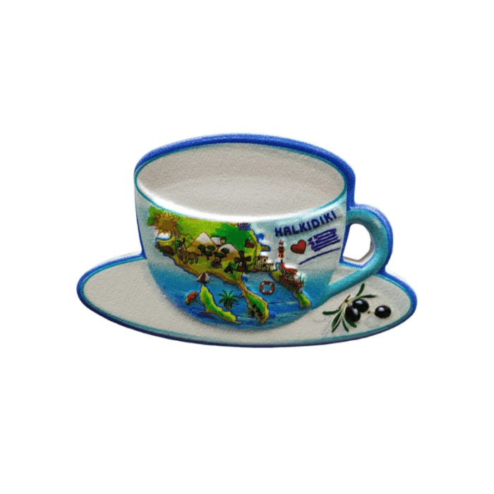 Tουριστικό μαγνητάκι Souvenir – Σετ 12pcs - Resin Magnet - Chalkidiki - 678304