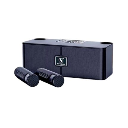 Ασύρματο ηχείο Bluetooth με 2 μικρόφωνα Karaoke - YS-204 - 887202 - Black