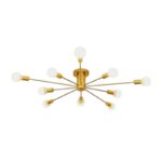 Φωτιστικό οροφής LED - 7021-10 - Gold - 431385
