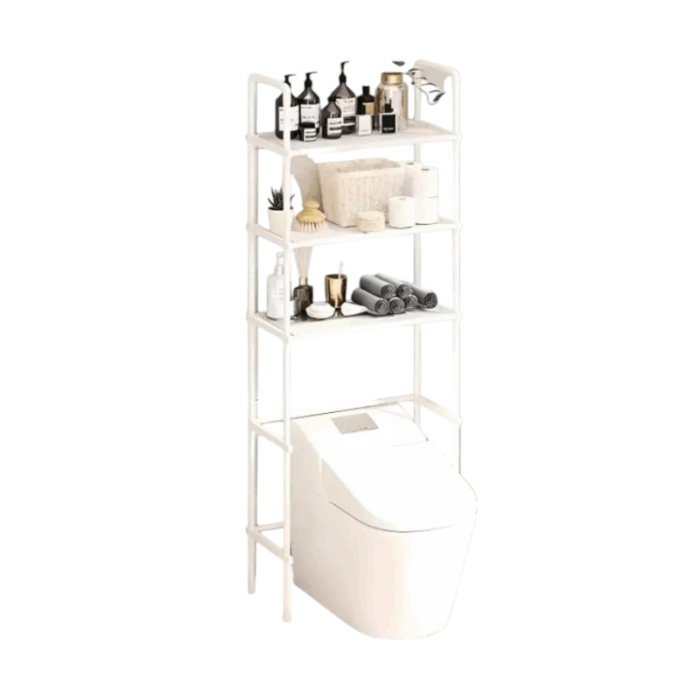 Επιδαπέδια ραφιέρα μπάνιου - TM070 - 521872 - White