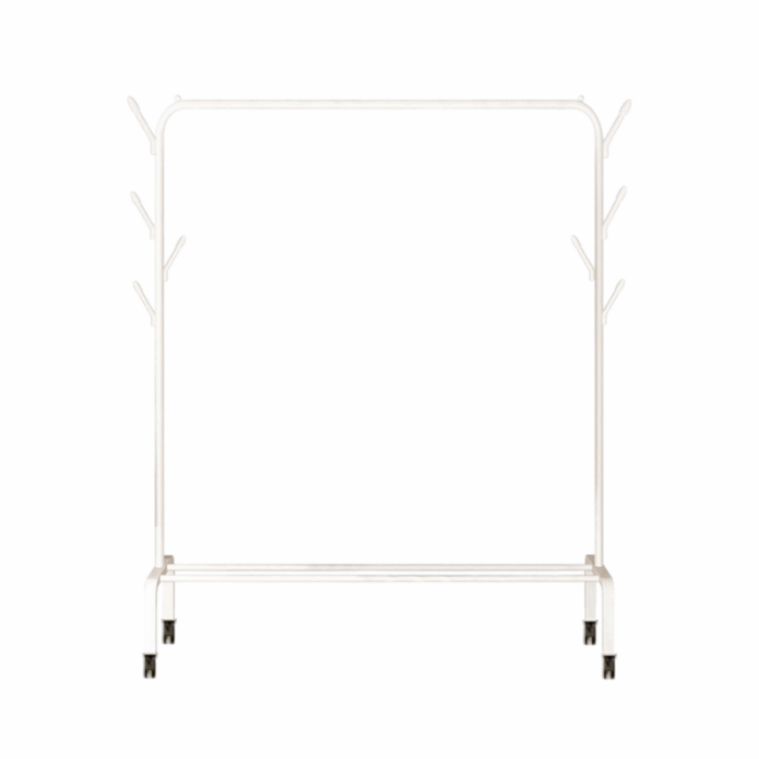 Τροχήλατη κρεμάστρα δαπέδου - YP603 - 522565 - White