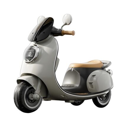 Παιδικό ηλεκτροκίνητο τρίκυκλο scooter - BJQ-1001 - 701115 - White