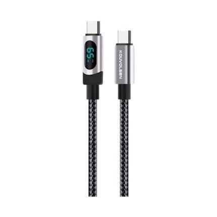 Καλώδιο φόρτισης & data με ψηφιακή οθόνη - USB Type-C σε Type-C - Super Fast Charge - X163 - 65W - 901639
